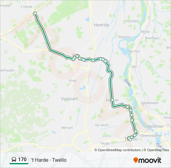 170 Bus Line Map
