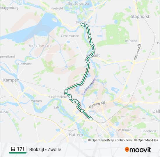 171 Bus Line Map