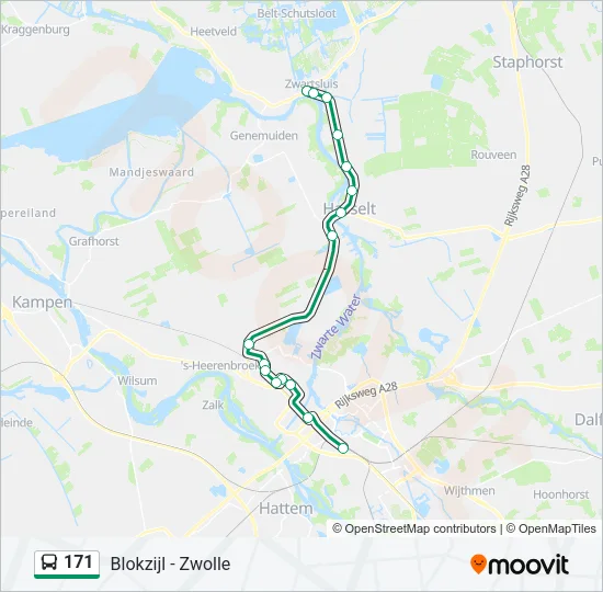 171 Bus Line Map