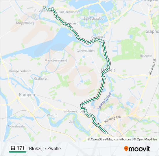 171 Bus Line Map