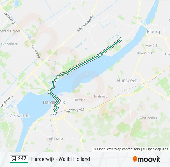 247 Bus Line Map