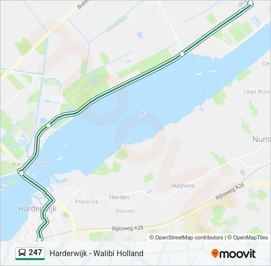 247 Bus Line Map