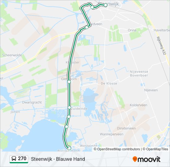 270 Bus Line Map