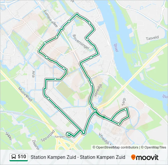 510 Bus Line Map