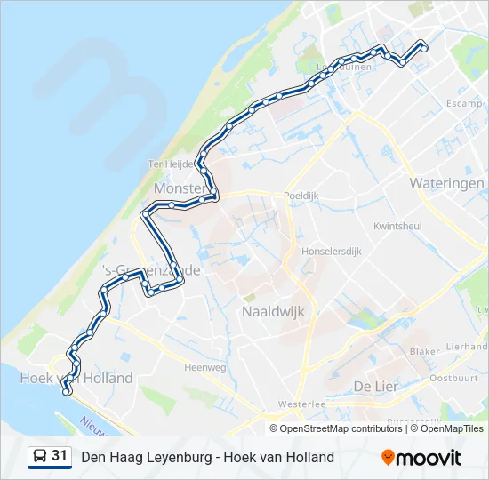  31 lijnkaart
