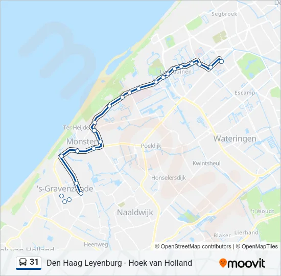  31 lijnkaart