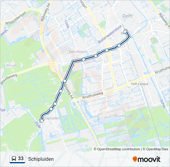 linie 33 Karte