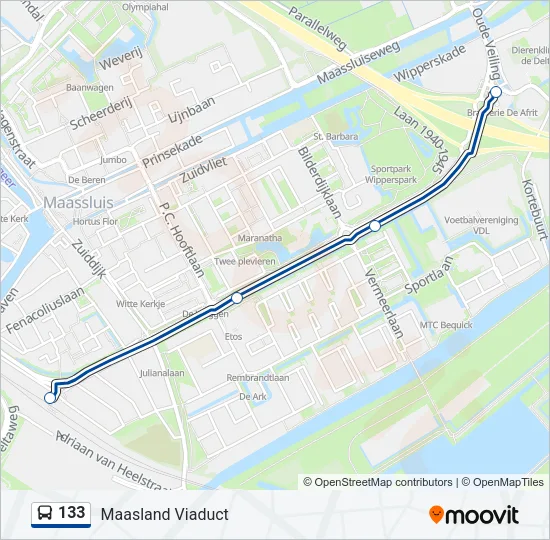 133  Line Map