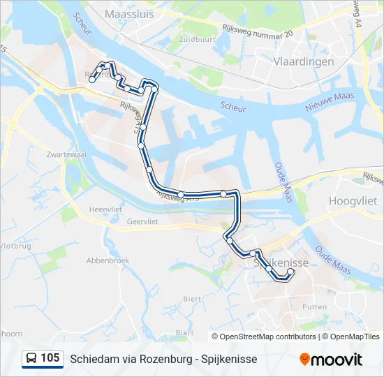105  Line Map