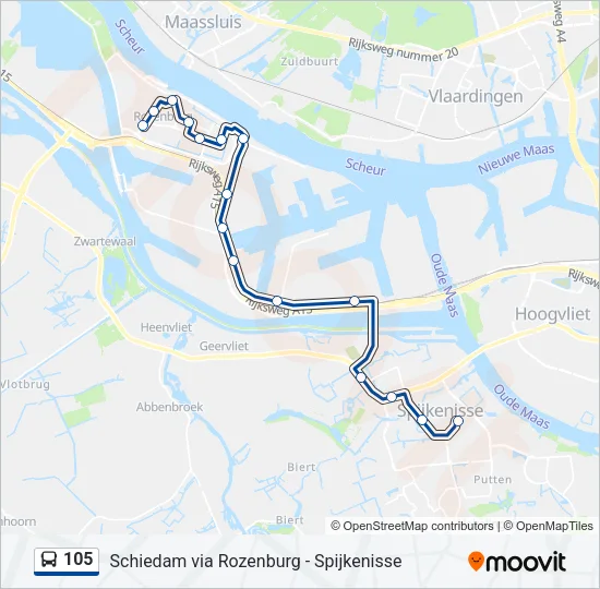 105  Line Map