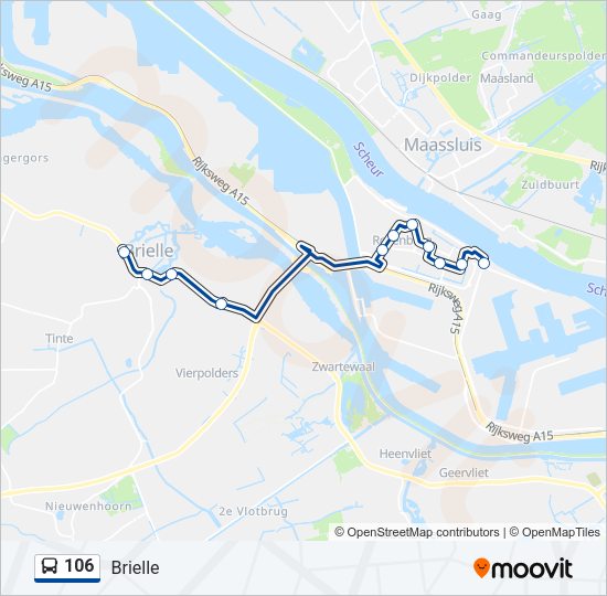 106  Line Map
