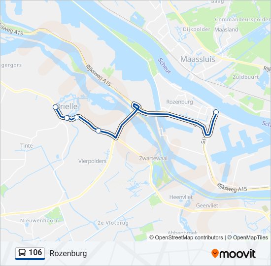 106  Line Map