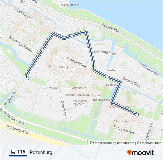 115  Line Map