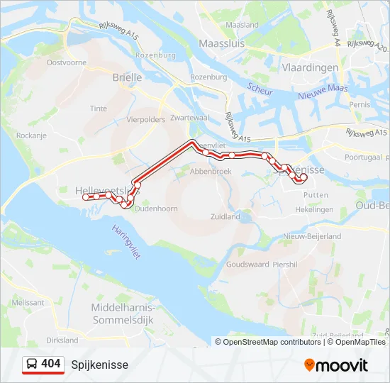 404 lijnkaart