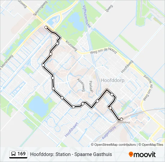 169 Bus Line Map