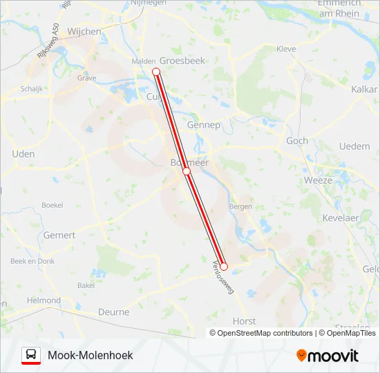 SNELBUS IPV TREIN  Line Map