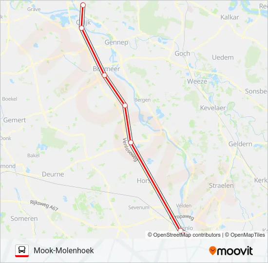 STOPBUS IPV TREIN  Line Map