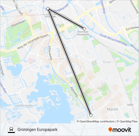 STOPBUS IPV TREIN Bus Line Map