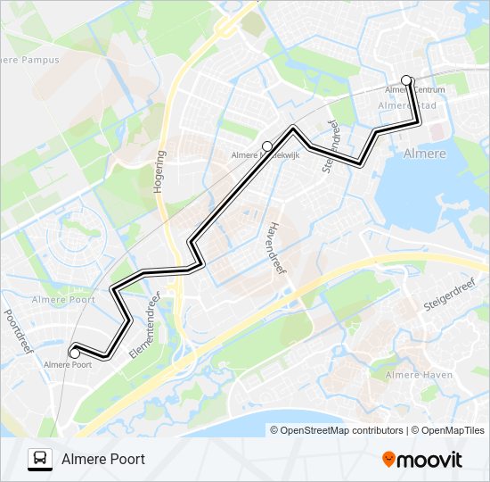 STOPBUS IPV TREIN Bus Line Map
