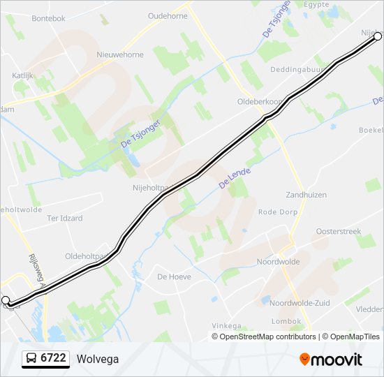 6722 Bus Line Map