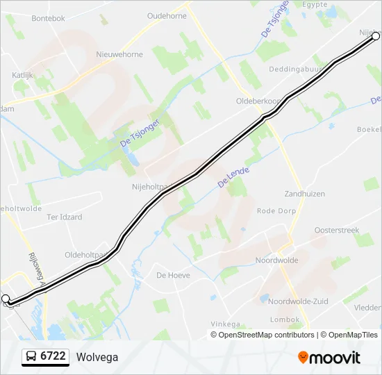6722 Bus Line Map