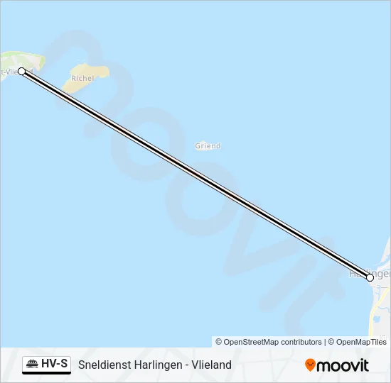 HV-S Ferry Line Map