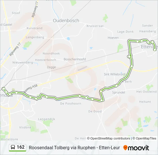 162 Bus Line Map