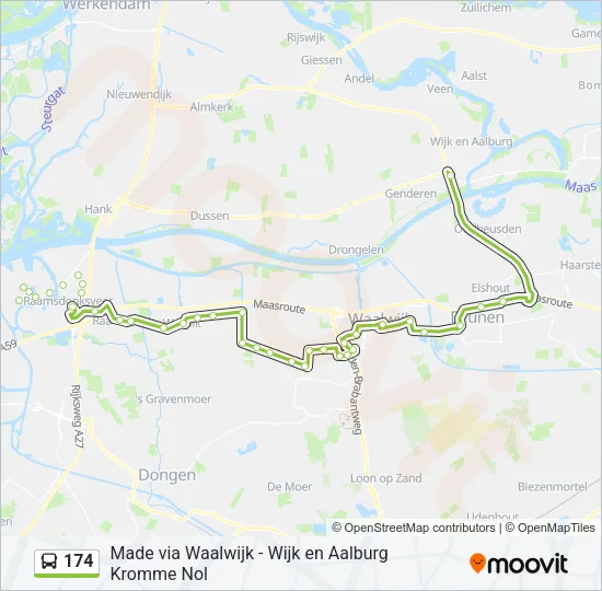 174 Bus Line Map