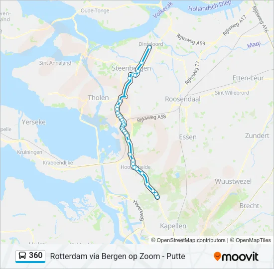 360 Bus Line Map