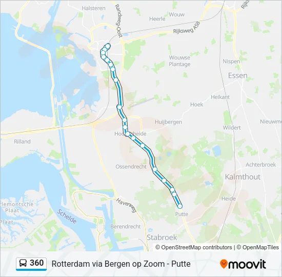 360 Bus Line Map