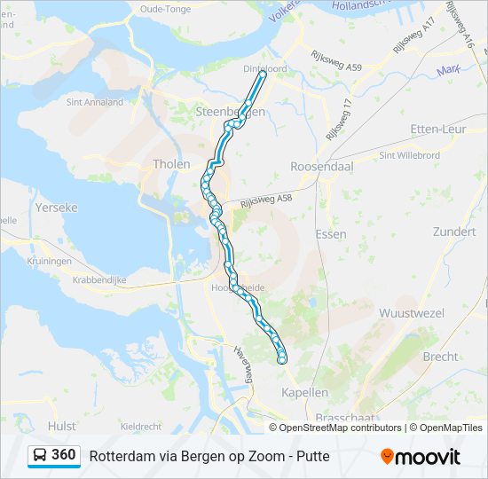 360 Bus Line Map