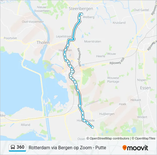 360 Bus Line Map