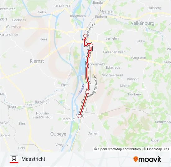 STOPBUS IPV TREIN  Line Map