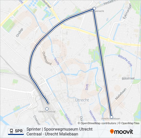 SPR Train Line Map