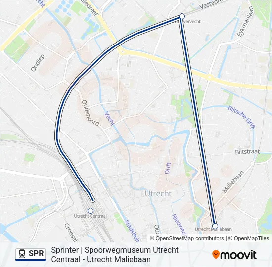 SPR Train Line Map
