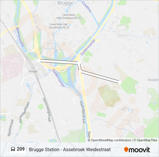 209 Bus Line Map