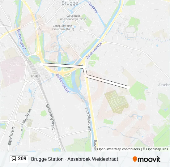 209 Bus Line Map