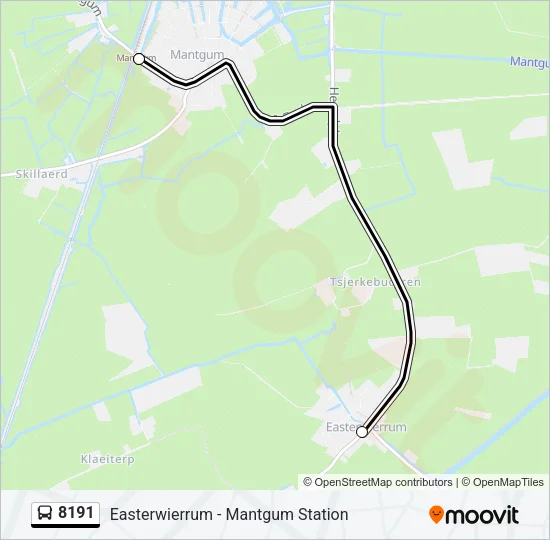 8191 Bus Line Map