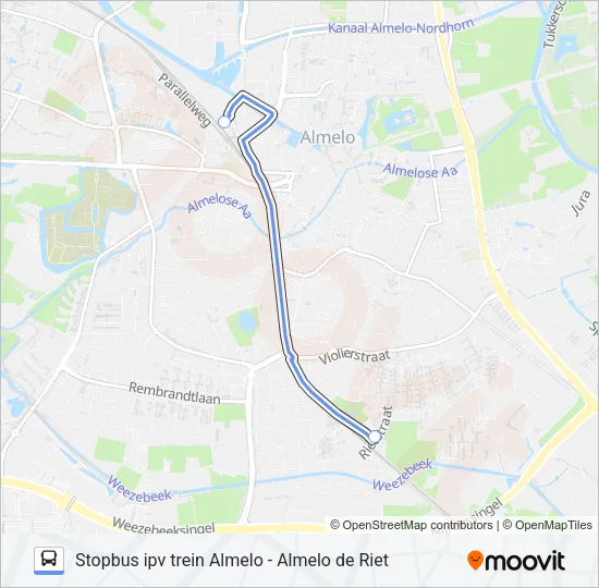 STOPBUS IPV TREIN Bus Line Map
