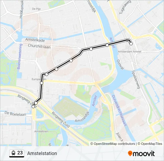 23 Light Rail Line Map