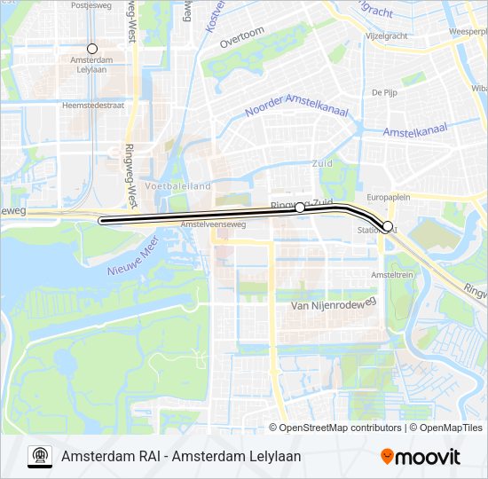 METRO IPV TREIN  Line Map