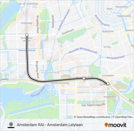 METRO IPV TREIN  Line Map