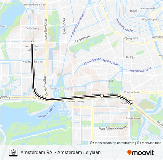 METRO IPV TREIN Metro Line Map