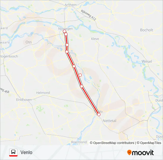 STOPBUS IPV TREIN  Line Map
