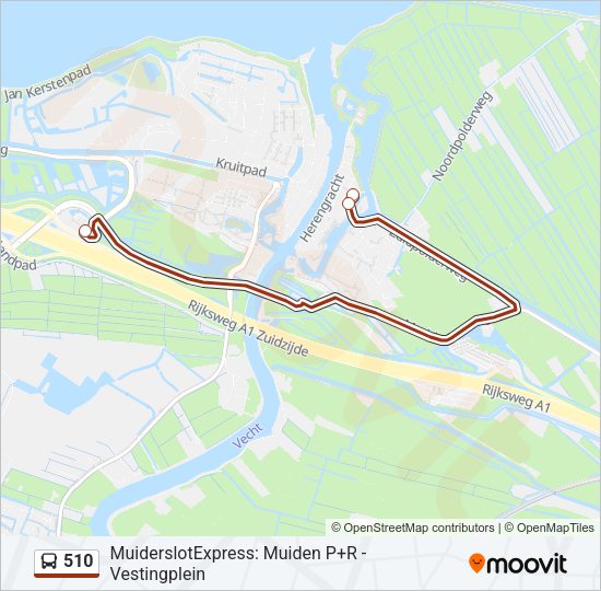 510 Bus Line Map