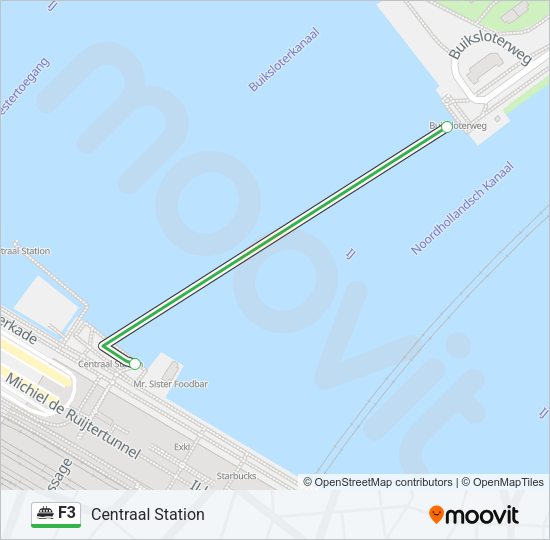 F3 Ferry Line Map