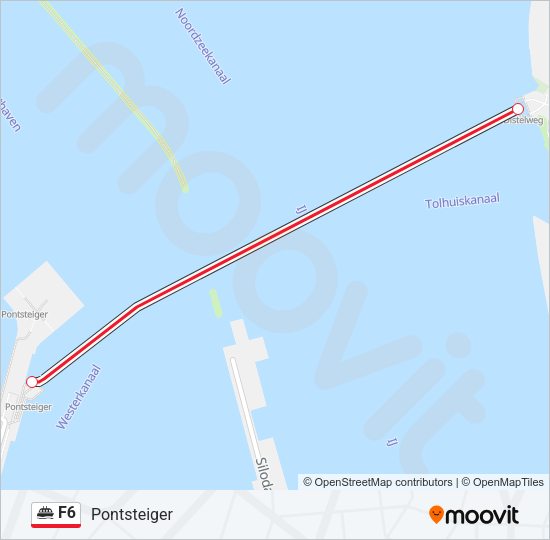 F6 Ferry Line Map