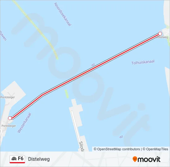 F6 Ferry Line Map