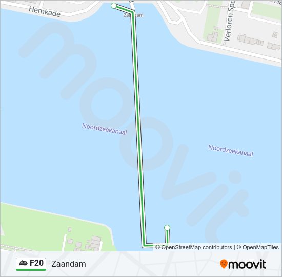 F20 Ferry Line Map