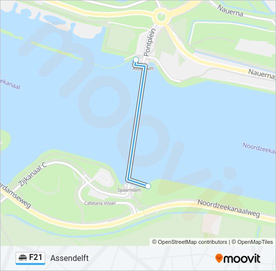 F21 Ferry Line Map